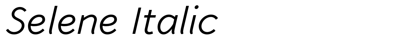 Selene Italic